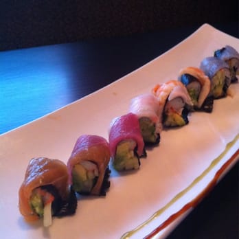 Sushi Wabi - Riceless rainbow roll - Japanese Near Me - Houston, Texas Sushi Wabi - Riceless rainbow roll - Japanese Near Me - Houston, Texas