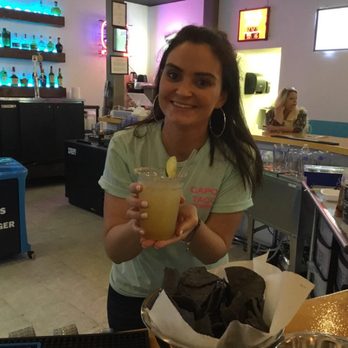 Capo's Tacos - Our awesome bartender, Destanie.... rocked out the drinks! - Tacos Near Me - Hot Springs, Arkansas Capo's Tacos - Our awesome bartender, Destanie.... rocked out the drinks! - Tacos Near Me - Hot Springs, Arkansas