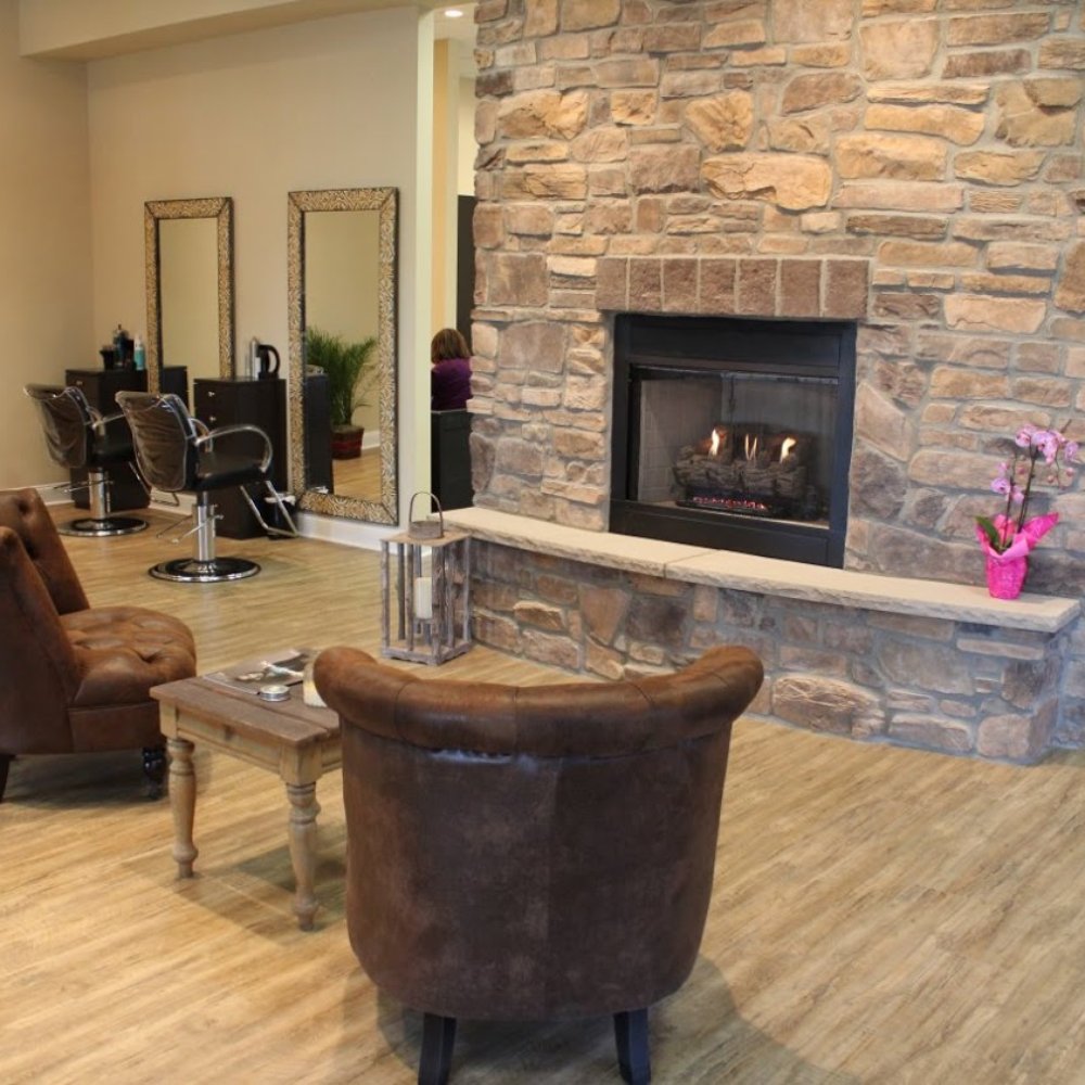 Christopher Moore Salon - Fire place! - Hair Salons Near Me - Washington Township, New Jersey