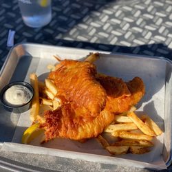 Burke Publick House - Fish and chips, beer battered in house