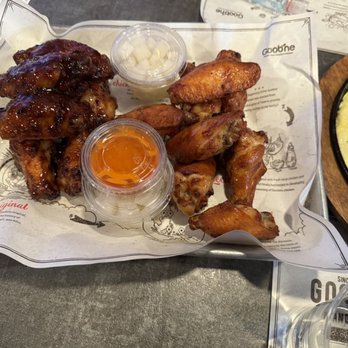 Goobne Chicken Fullerton - Half & Half Galbi Wings and Original - Korean Near Me - Fullerton, California