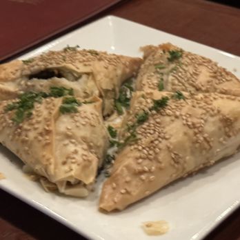 Ambeli Greek Taverna - Spanakopita - A mouthwatering layered pastry of fresh spinach & feta cheese filling. - Greek Near Me - Cranford, New Jersey