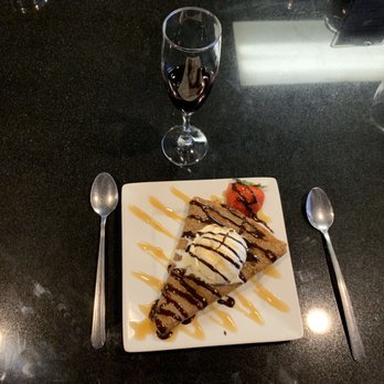 M & J Bistro - Chocolate crêpe - New American Near Me - Tracy, California