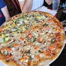 Half mama mia half veg combo large Half mama mia half veg combo large