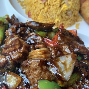 3 Chef's at Brickell - 9. Pepper Steak with Egg Roll Lunch Special - Chinese Near Me - Miami, Florida