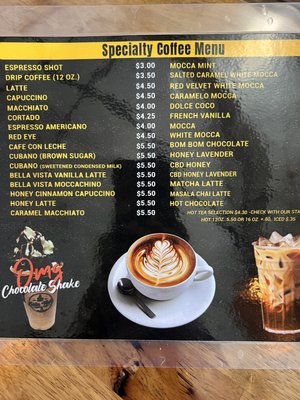 Menu photo 5 Bella Vista Coffee Shop Smyrna, TN