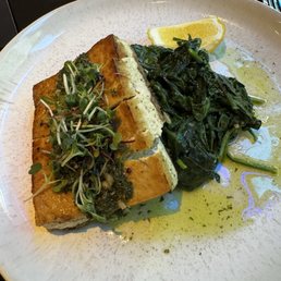 Marinated Tofu** with chimichurri Marinated Tofu** with chimichurri