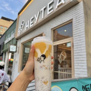 Hey Tea - Coconut mango boom - Bubble Tea Near Me - New York, New York
