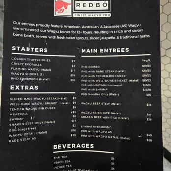 Pho Redbo - Vietnamese Near Me - Westminster, California