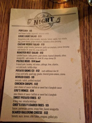 Menu photo 3 Louie's Bar San Francisco, CA