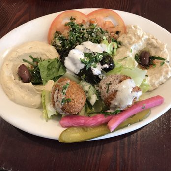 Garlic Crush - Veggie Mezza platter! - Mediterranean Near Me - Bellevue, Washington