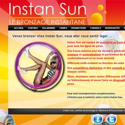Instan Sun - Site internet des centres de bronzage Instan Sun