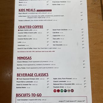 Maple Street Biscuit Company - Menu - Breakfast & Brunch Near Me - Jax Beach, Florida