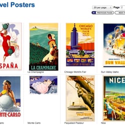 Travel Vintage Posters Prints