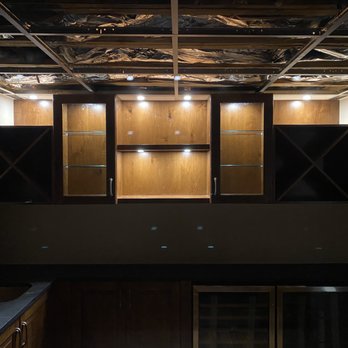 Nighthawk Electric - Installed 24v puck lights inside newly built bar cabinets. - Electricians Near Me