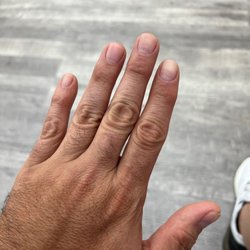 C & C Nails - Men's manicure no clear polish.