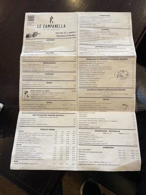 Menu photo 2 Le Campanella Paris, 75 Menu photo 2 Le Campanella Paris, 75