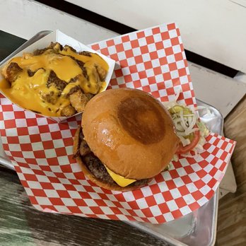 Nicky Ds Crowley - Bacon cheese burger chili cheese tots - Burgers Near Me - Crowley, Texas Nicky Ds Crowley - Bacon cheese burger chili cheese tots - Burgers Near Me - Crowley, Texas