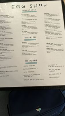 Menu photo 3 Egg Shop Brooklyn, NY