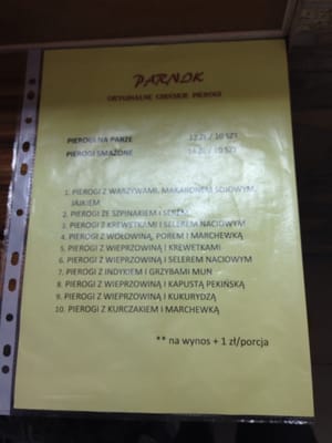 Menu photo 3 Parnik Warsaw, MZ