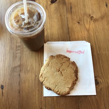 Supercoffee - a cookie and iced coffee - Coffee & Tea Near Me - Toronto, Ontario