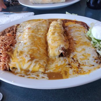 Las Caras - Combo #5 and Stuffed Stewk Burrito. - Mexican Near Me - Denver, Colorado Las Caras - Combo #5 and Stuffed Stewk Burrito. - Mexican Near Me - Denver, Colorado