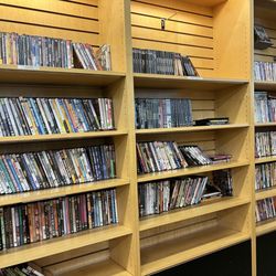 Goodwill Yelm - This is 3 of 5 shelves of DVDs