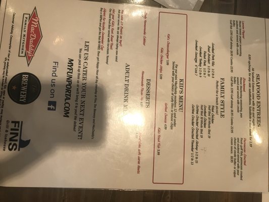 Menu photo 7 MacDaddy's Family Kitchen Port Aransas, TX Menu photo 7 MacDaddy's Family Kitchen Port Aransas, TX