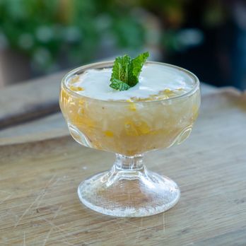 Saigon Bistro - Corn Pudding w/ Coconut Cream - Vietnamese Near Me - Jersey City, New Jersey Saigon Bistro - Corn Pudding w/ Coconut Cream - Vietnamese Near Me - Jersey City, New Jersey