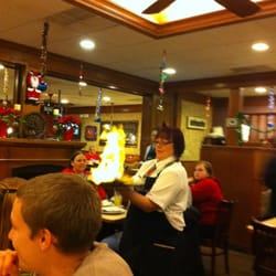 Callahan's Restaurant - Flaming Saganaki