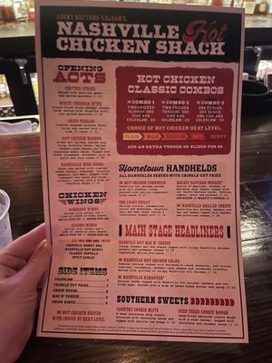 Menu photo 2 Lucky Bastard Saloon Nashville, TN