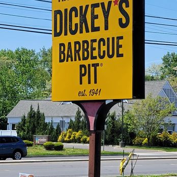 Dickey's Barbecue Pit - The sign in front of the restaurant. - Barbeque Near Me - Mt. Holly, New Jersey