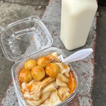 Sun Hing Lung - Curry fish balls; soy milk - Chinese Near Me - New York, New York Sun Hing Lung - Curry fish balls; soy milk - Chinese Near Me - New York, New York