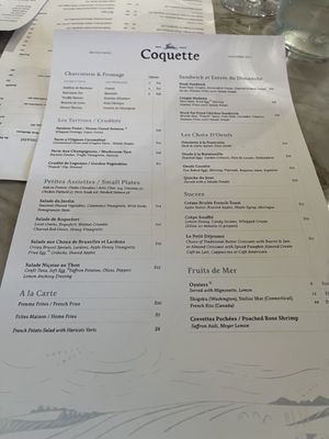 Menu photo 8 Coquette Charlotte, NC