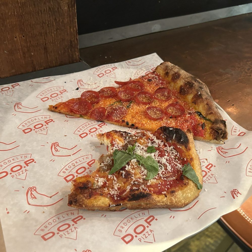 Brooklyn DOP - Pepperoni slice Sausage square - Pizza Near Me - Brooklyn, New York