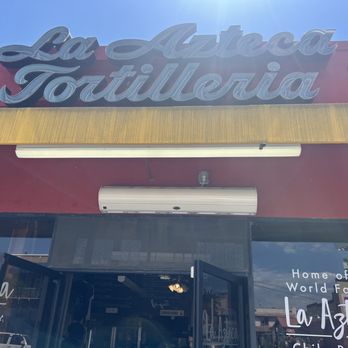 La Azteca Tortilleria - Sign - Mexican Near Me - Los Angeles, California La Azteca Tortilleria - Sign - Mexican Near Me - Los Angeles, California