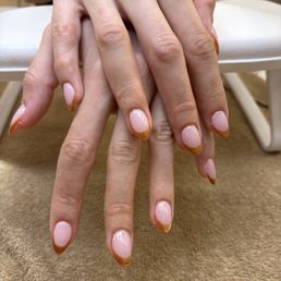 Cat eye french tip Cat eye french tip