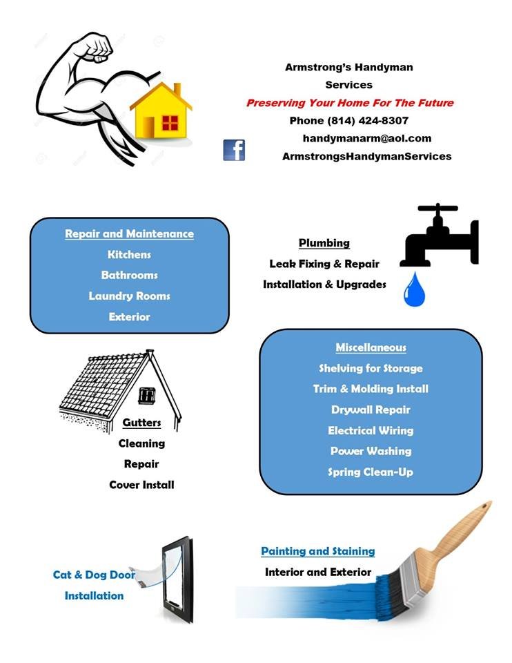 Slide of Armstrongs Handyman Services