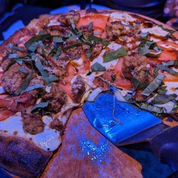 Sicilian Oven - Fried zucchini on the pizza was delightful. It wasn't bacon or pepperoni but great flavors and probably better for you.