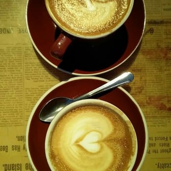 Thinking Cup - 2 perfectly poured cappuccinos - Coffee & Tea Near Me - Boston, Massachusetts Thinking Cup - 2 perfectly poured cappuccinos - Coffee & Tea Near Me - Boston, Massachusetts