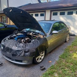 A  Auto Works By Kevin - 2009 BMW starter job. I will be available during 4th of July Holiday for repairs.