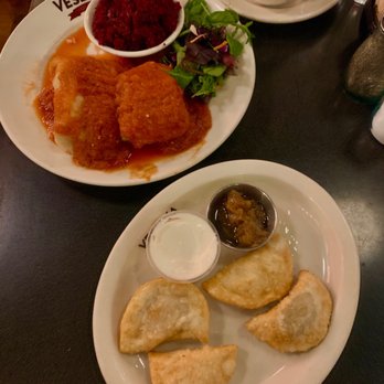 Veselka - Ukrainian Borscht - Quart Stuffed Cabbage Classic Pierogi* - Ukrainian Near Me - New York, New York Veselka - Ukrainian Borscht - Quart Stuffed Cabbage Classic Pierogi* - Ukrainian Near Me - New York, New York