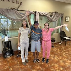 Rancho Wellness Center - This photo shows how well my range of motion has become after working with these two amazing Therapist!!
