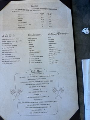 Menu photo 1 Esmeralda's Mexican Restaurant Ripon, CA