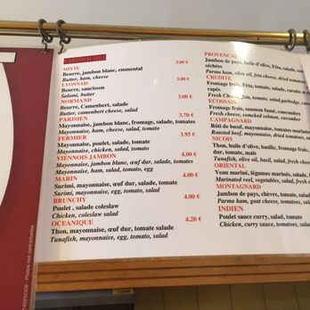 Les Délices du Fournil - Sandwich menu May 2017 - Patisserie/Cake Shop Near Me - Paris, 75 Les Délices du Fournil - Sandwich menu May 2017 - Patisserie/Cake Shop Near Me - Paris, 75
