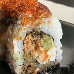 Sunshine roll (includes eel on top) Sunshine roll (includes eel on top)