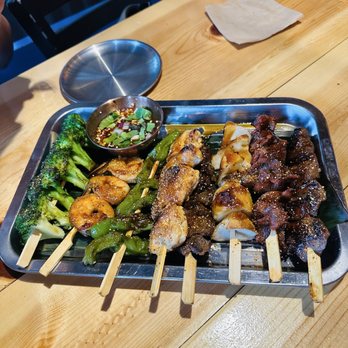 Ezankaya - Skewer PING YANG PLATTER - Thai Near Me - Chicago, Illinois