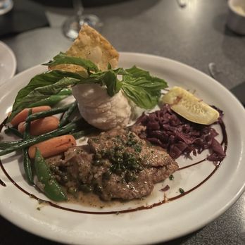 Moxie - My veal piccata - New American Near Me - Sacramento, California