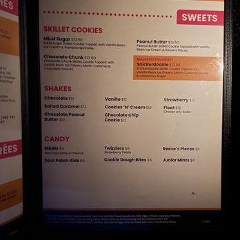 Majestic Gilbert 8 - Menu: Sweets - Cinema Near Me - Gilbert, Arizona Majestic Gilbert 8 - Menu: Sweets - Cinema Near Me - Gilbert, Arizona