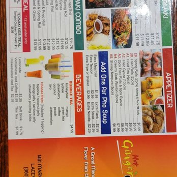 Hot Ginger Pho - Menu - Vietnamese Near Me - Lacey, Washington Hot Ginger Pho - Menu - Vietnamese Near Me - Lacey, Washington